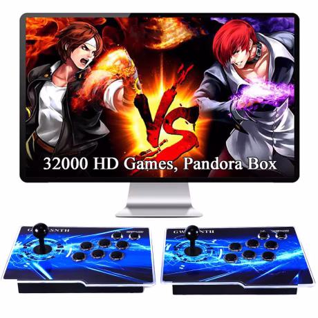 GWALSNTH 32000 in 1 Pandora Box 60S Arcade Game Console,1280X720 Display,Search/Save/Hide/Pause Games,Two Separate joysticks,1-4 Players …