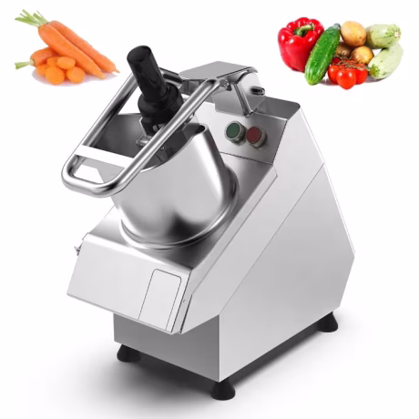 110V/220V Mini Vegetable Cutting Machine for Small Restaurant Hotel Use for Slicing Cubing Shredding Long Strip Cut In USA