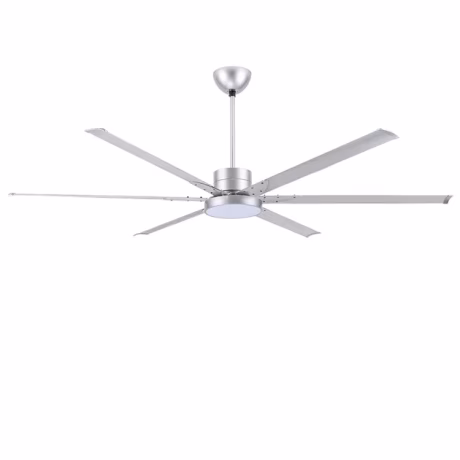 120 inch 10 feet big size large airflow bldc remote control hvls home and industrial aluminum ceiling fan with LED light