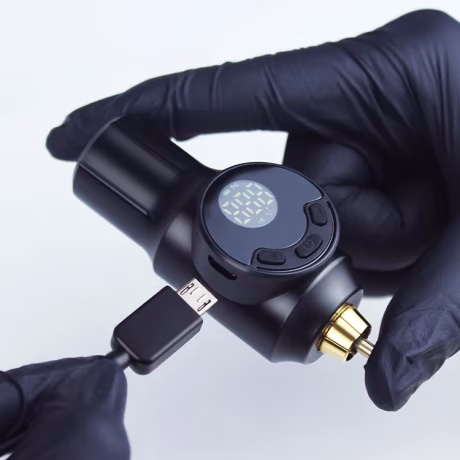 2022 Professional Mini Tattoo Wireless Power Supply For Coil &amp; Rotary Tattoo Gun Machine