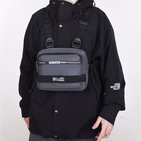 2024 Wholesale Retail New Tactical Vest Men's Chest Rig Bags Multi-function Anti-Theft Oxford Waist Bag Unisex Chest Packs