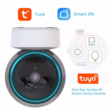 2mp 3MP TUYA Smart Auto Tracking security PTZ Wireless camara Indoor Smart Home Mini IP Night Vision 5MP Wifi Camera