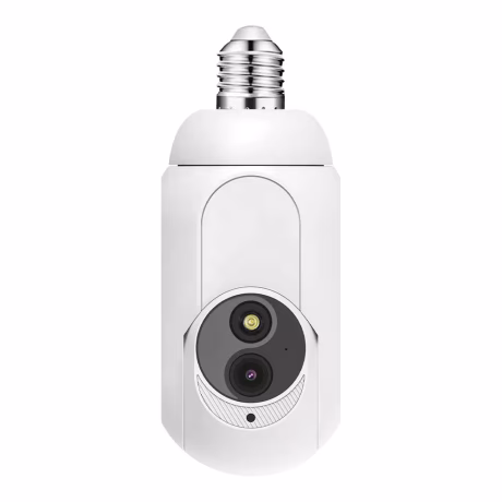 360 Panoramic Wifi Hd Night Vision Ip Surveil Mini Surveillance Home Security Wireless Light Bulb Ptz Home Security Cameras