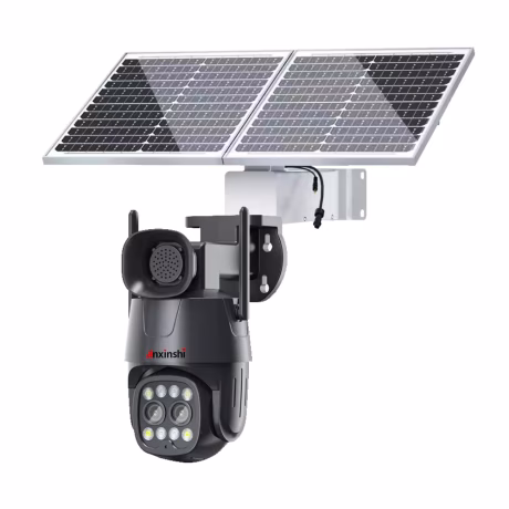 Anxinshi 8mp waterproof 4k human tracking full color night vision dual lens ptz 4g ptz camera