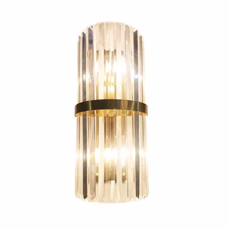 Cheap gold luxury hotel wall lamps indoor nordic modern metal wall light living room home decor k9 crystal wall lamp