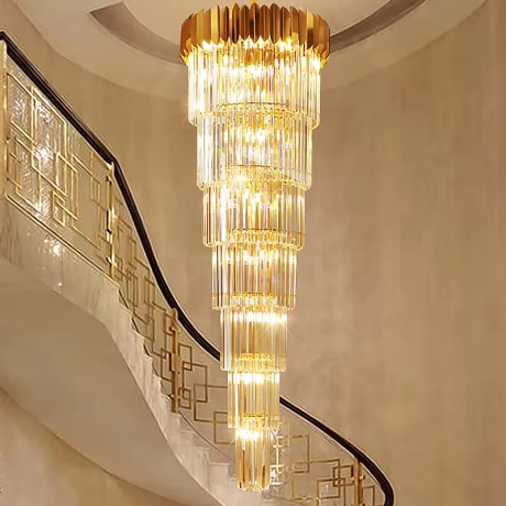 China Manufacturer Luxury Chinese K9 Crystal Indoor Hotel Modern Decorative Chandelier Pendant Lamp Hanging Lamp