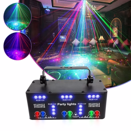 Christmas decorations Led disco party Christmas Light 15 eyes update 21 eyes laser lights for DJ led lamp home party lighting