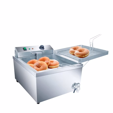 Commercial restaurant equipment industrial deep fryer electric donut machine 12L donut deep fryer tabletop dougnut maker