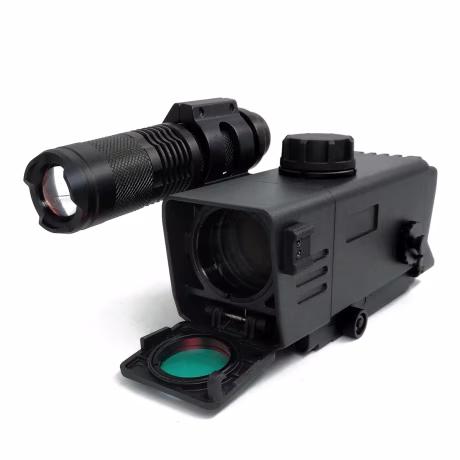 Digital Night Vision Scope with IR Illuminator 3.5x magnification High Resolution Red Dot Sight for Hunting