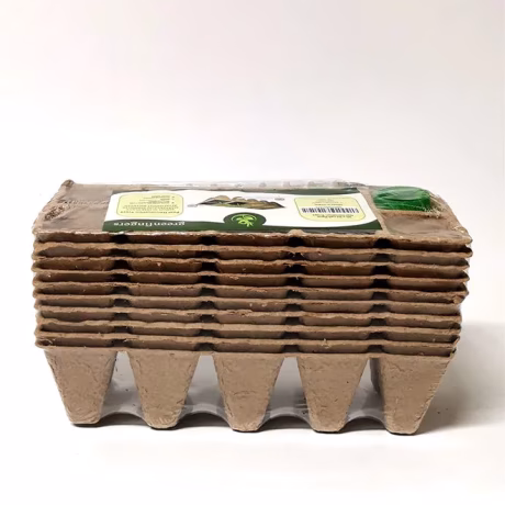 Dropshiping Peat Pots Seed Starter Trays Kits Biodegradable Organic Plant Starter Kit with 10Pcs Plant Labels,Sprinkler