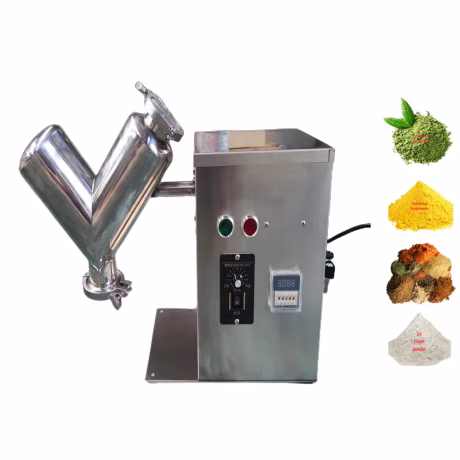 DZJX 15L 20L 30L 100L 200L 300L 500L rich Laboratory Used Small V Shape Blender V Type Mixer v-1000 Mixing Machine For Powder