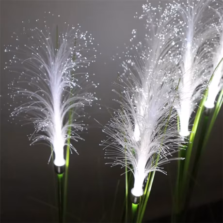Electric Power Reed Ear Light Outdoor Fence Light Courtyard Garden Led Night Lamp Waterproof Outside Decor Landscape Lighting