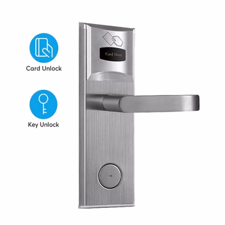 Factory Directly Supply Smart Hotel Card Door Lock System Digital Door Lock for Hotel Rooms