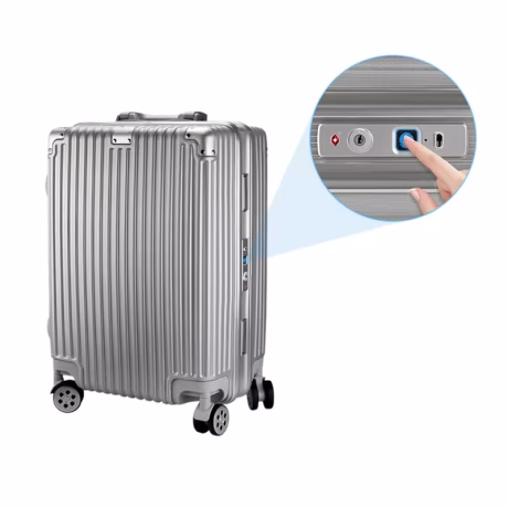 Fingerprint TSA Lock Custom Smart ABS Travel Packaging Luggage Suitcase