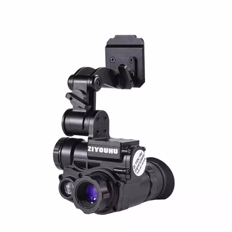 HD Digital Helmet Infrared Monocular Night Vision Hunting Scope Black &amp; White Green Imaging Switching Head Mounted Night Vision