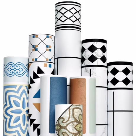 Home Decorative PVC Self adhesive Wallpaper Sticker Furniture Renovation Sticker Kitchen Cabinet Sticker Waterproof Wallpaper
