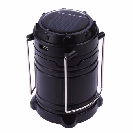 Hot sale multi-function Solar powered led camping light outdoor tent lantern lamp portable collapsible hanging camping lantern