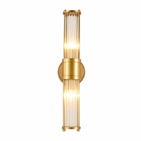 Indoor Glass Bath Vanity Lights for Mirror Sconces Lamps Up and Down Wall Mounted Lighting Glass Rod Wall Sconce Lamp