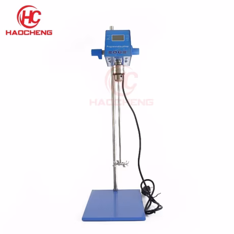 Industrial chemical stand mixer agitator Programmable Overhead Stirrer