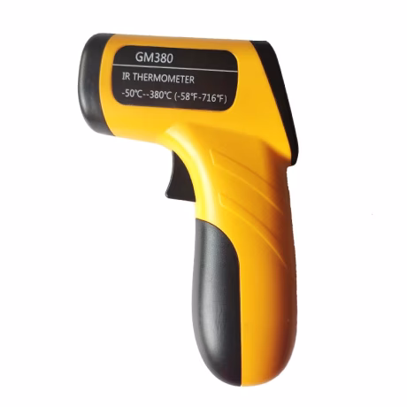Infrared Pyrometer IR Laser Temp Meter Industrial Pyrometer Point Gun 40% Off Digital Display OEM Handheld No. 7 1.5V 3A Battery