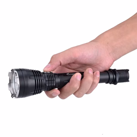 IPX8 Waterproof Handheld LED Flashlight Torch,Hard-Anodized Finish Aluminum Alloy Powerful Flashlights For Hunting