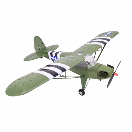 LATEST FX9703 1/16 Scale remote control aircraft model J3 brushless 4CH six-axis stabilized 3D fixed wing RC glider