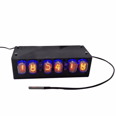 Lonten Retro IN12 Glow Tube Clock GPS Time Calibration Clock VFD Clock Science Toys Learnong Education
