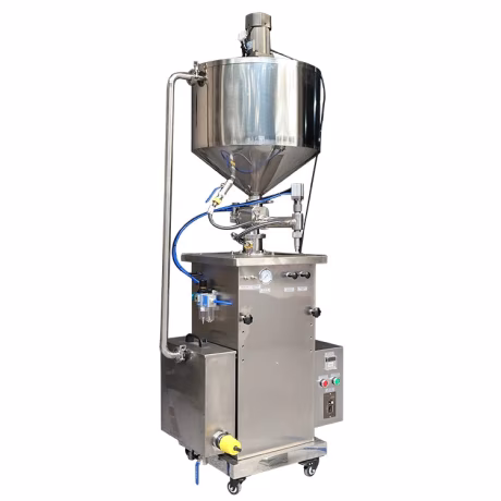 Made In China Semi Automatic Piston Filling Machine For Sweet Milk Juice Health Care Product