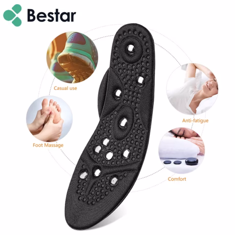 Magnetic Therapy Magnet Health Care Foot Massage Insoles for Men/ Women Comfort Pads Foot Care Massager Men/ Women