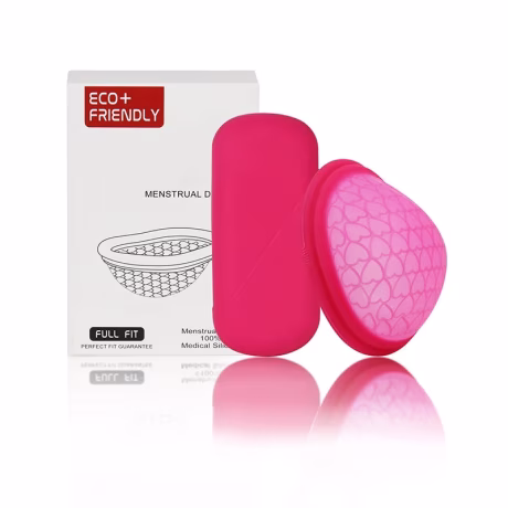 Medical Grade Silicone Women Health Care Menstrual Cups Silicone Menstrual Discs
