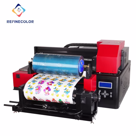 New Arrivals I3200 Roll To Roll Uv Printer For Bottle Cups Pen Wrap Label Printer Sticker Machine