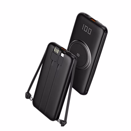 New Design 20000 mAh Mobile Charger Power Bank With Usb Cable Wireless Charging Wireless Power Bank Power Bank Mobile Charger P1