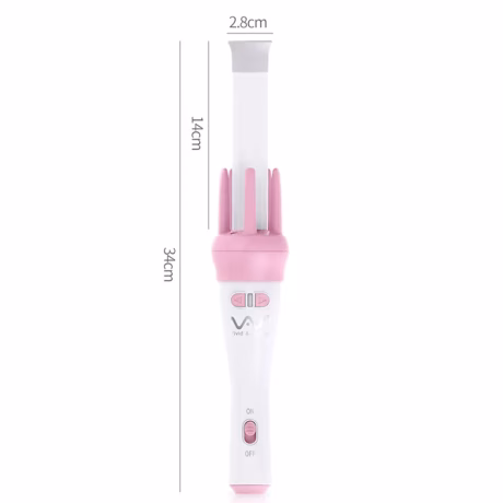 OEM Hair Curler Pink Private Label Automatic Heatless Electric Spiral Iorn Hair Curler Rollers