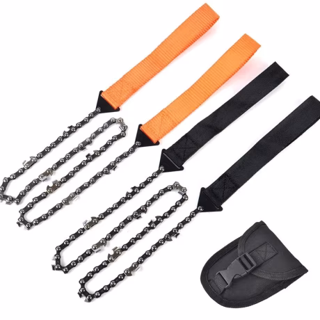 Outdoor Portable Pocket Hand Tool Wood Cutting Sharpener Emergency Saw with Bag Camping Tool