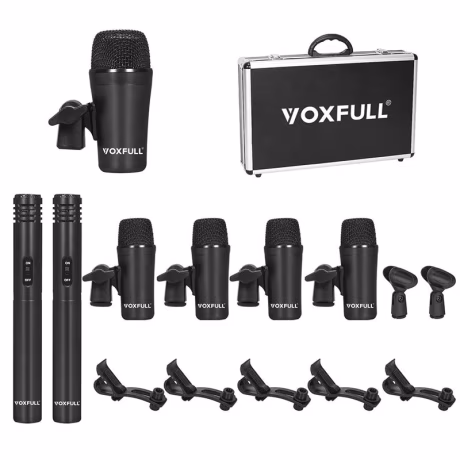 PGA-DMK7 Professional Dynamic Snare/tom Mic Kit 7 Musical Instrument Microphone Recording Drum Microphone PGA DMK7