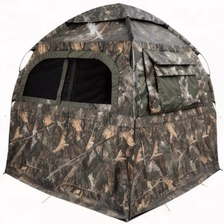 Portable Outdoor Windproof Pop Up Hide Hunting Ground Blinds Camouflage Shooting Hunting Tent