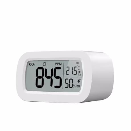 Smart Indoor Digitale Air Quality Monitor Portable CO2 Meter with temperature and humidity Li battery rechargeable