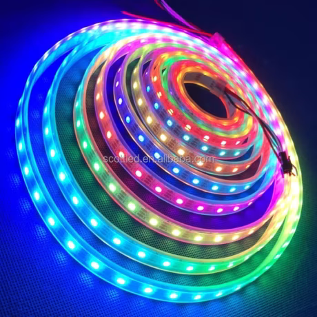 Smart Strip Lights BT Wifi Control RGB Flexible Strip Lamp Ribbon Backlight Decoration TV Background Diode Lighting