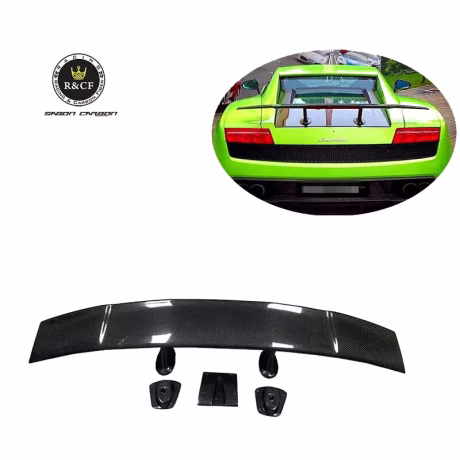 SP style carbon fiber rear trunk spoiler for Lamborghini GALLARDO LP550 LP560 LP570