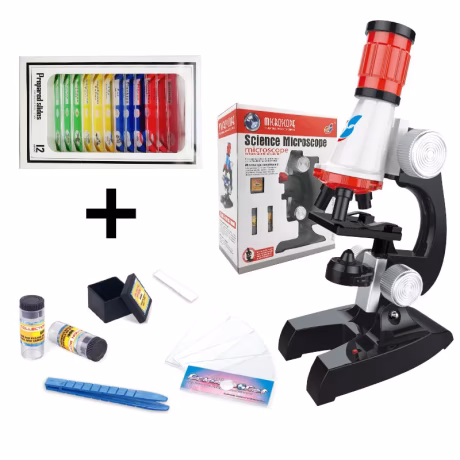 STEAM Science Learning Toys Set Children's Educational Microscope Science Kit Toy