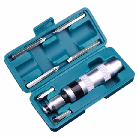 TGN005 7 pcs kit screw extractor sets Impact screwdriver with phillips slotted bits driver by hammer hand fastener tools