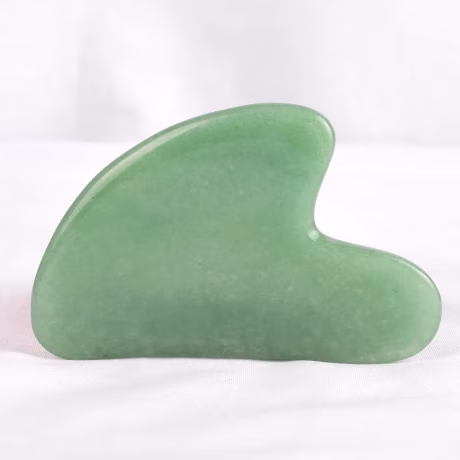 Thumb Shape Natural Jade Stone Scraping Plate Board Body Health Gua Sha Scraping Tool