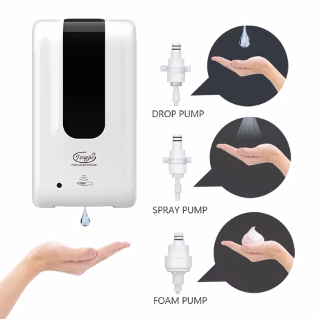 Wholesale 1200ml Touchless Hand Sanitizer Gel Liquid Sensor Wall Mounted Automatic Soap Dispenser
