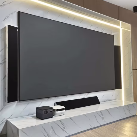 Yinzam ALR PET Crystal Anti Lighting Projector Screen for Universal All Kinds Projectors UST Picture Frame Fixed XY ALR Screens