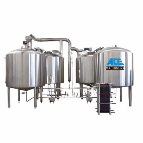 1000L 2000L Mash Tun Lauter Tun Boiling Kettle Whirlpool Tun 4 Vessels Brewhouse System