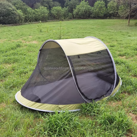 2 Person pup up Outdoor Camping Quick-Open Tent Automatic Camping Small Size Boat mesh tent