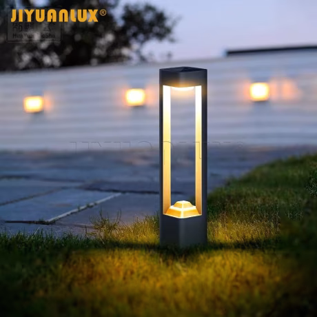 2024 Modern Design IP65 Decoration Aluminum Square Garden Pathway Led Outdoor Lamp Lawn Light