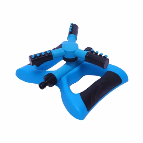 360 degree automatic rotating 3 arm sprinkler for garden lawn watering irrigation system