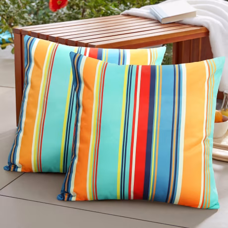 Decorative Garden Cushion Cover Sham Throw Pillow case Shell for Patio Tent Couch Pillowcases Outdoor Waterproof Pillow Cover