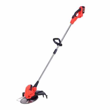 Electric Lawn Mower Li-Ion Battery Cordless Grass Trimmer Auto Release String Cutter Pruning Garden Tools